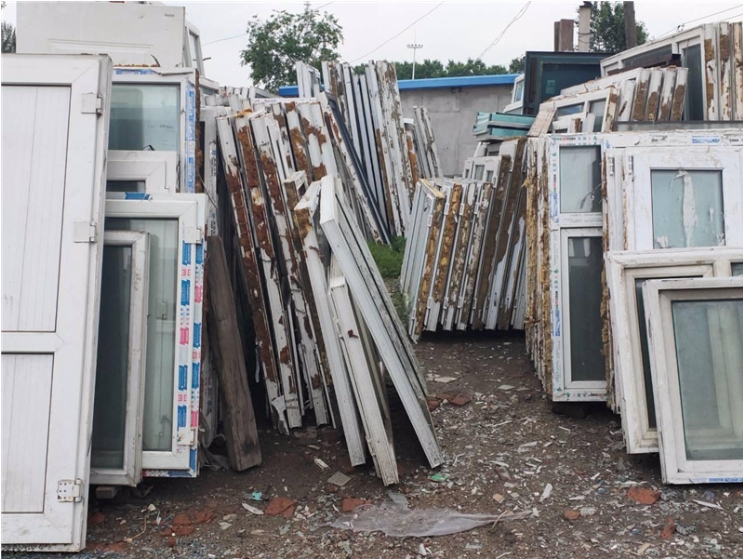 Waste broken bridge aluminum materials