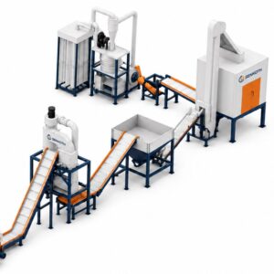 Plastic Crushing, Sorting & Pulverizing Line